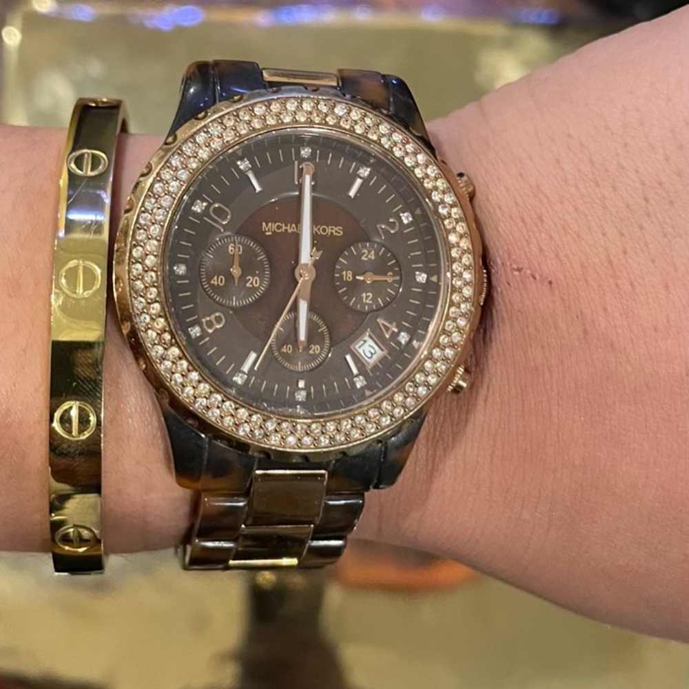 Michael Kors tortoise shell watch!!!